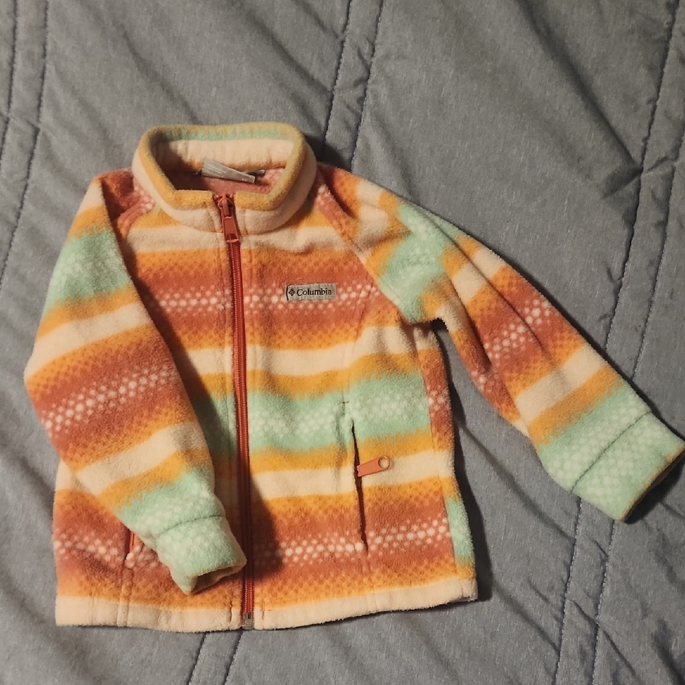Columbia Kids' Multicolor Striped Fleece Jacket
